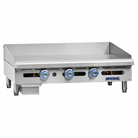 IMPERIAL Range ITG-72 72in Thermostatically Controlled Countertop Liquid Propane Griddle - 180000 BTU 974ITG72LP